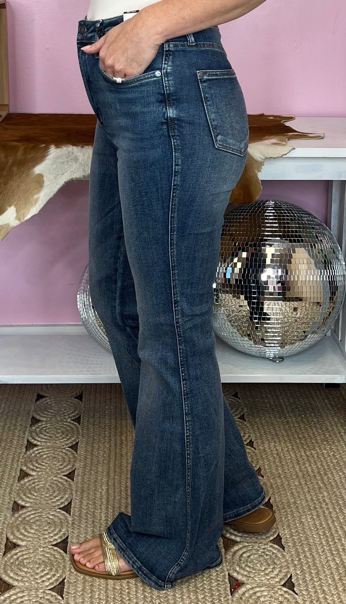 Judy Blue Just As It Is Flare Jean - Jessi Jayne Boutique