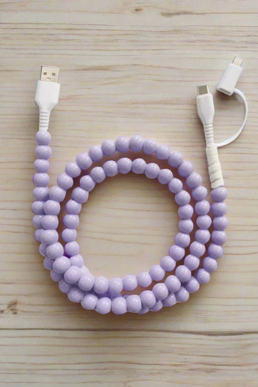 Stylish Phone Charger Cord (four styles) - Jessi Jayne Boutique