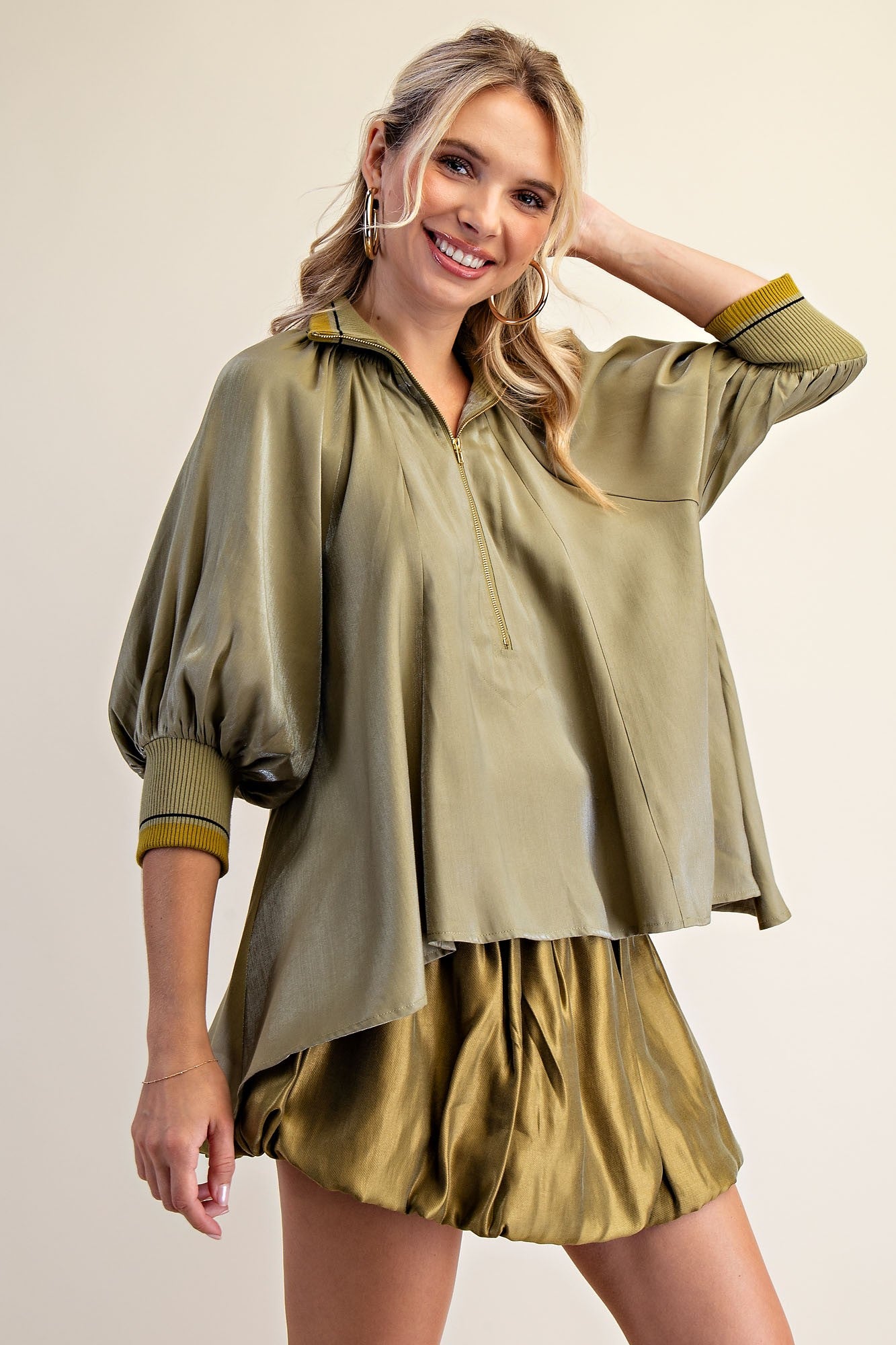The Uptown Zip Top - Jessi Jayne Boutique