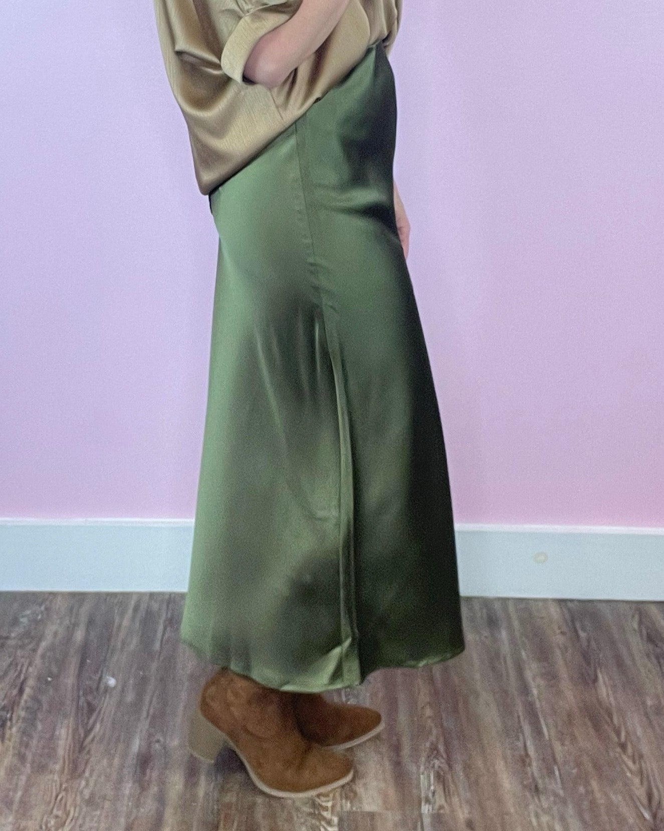 Dreaming Of You Maxi Satin Skirt - Jessi Jayne Boutique