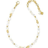 Kendra Scott Melody Beaded Strand Gold Ivory MOP Necklace - Jessi Jayne Boutique