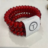 Scarlet Red Large Set Teletie - Jessi Jayne Boutique