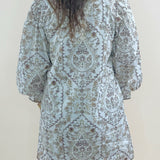 Ecru Elegance Zip Front Mini Dress - Jessi Jayne Boutique
