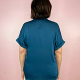 All The Pretty Places V Neck Cuff Sleeve Top (4 Colors) - Jessi Jayne Boutique