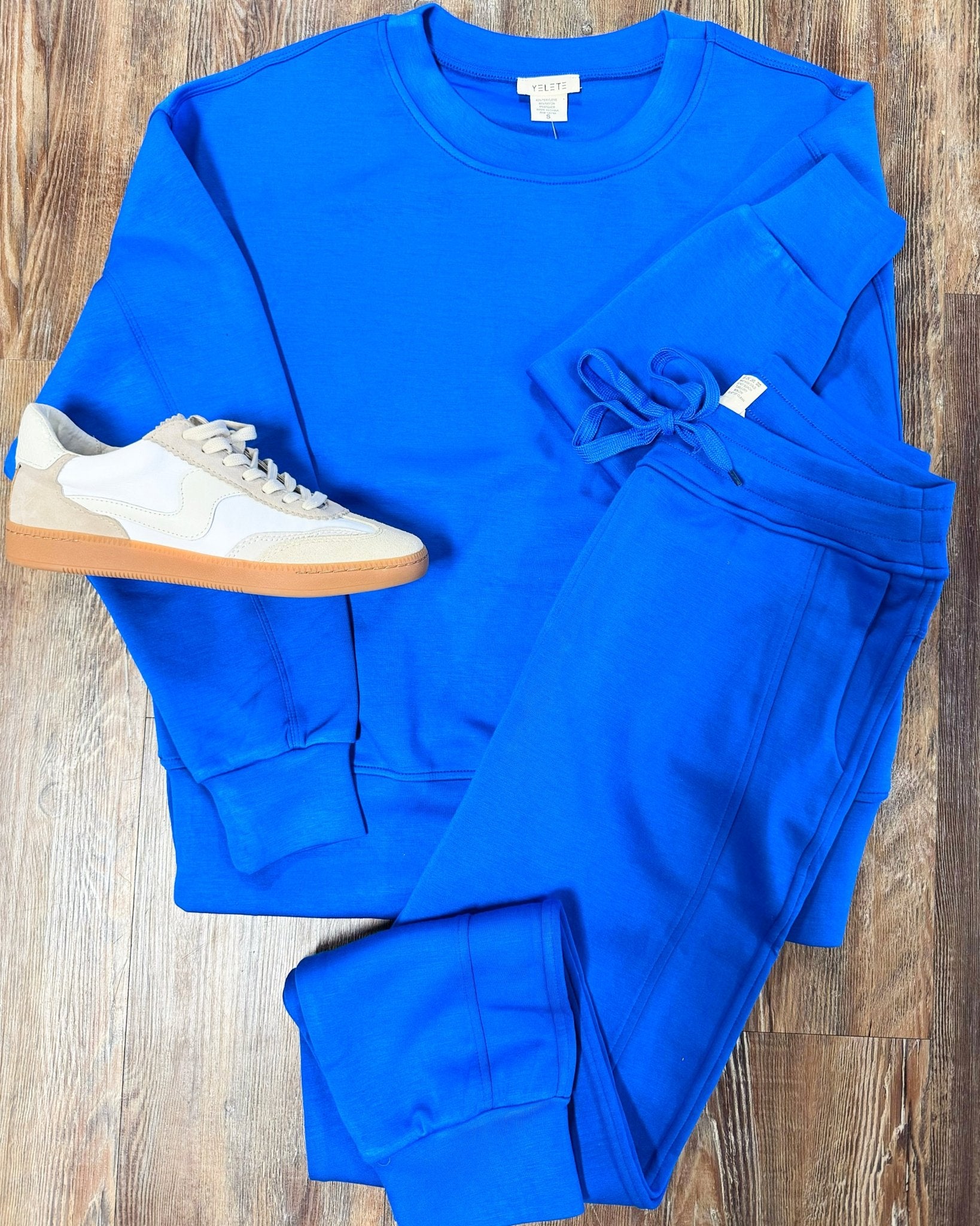 Butter Soft Crew neck Scuba Sweatshirt And Jogger Set (4 colors) - Jessi Jayne Boutique