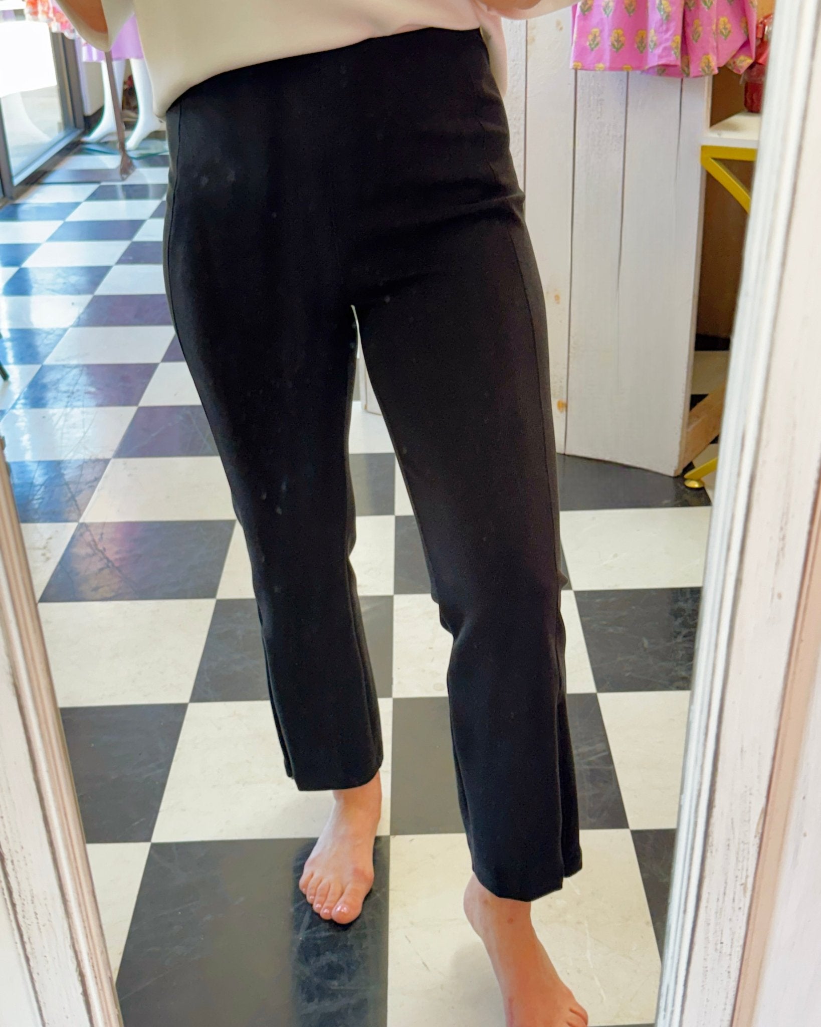 Black Sleek and Chic Zip - Hem Pants - Jessi Jayne Boutique
