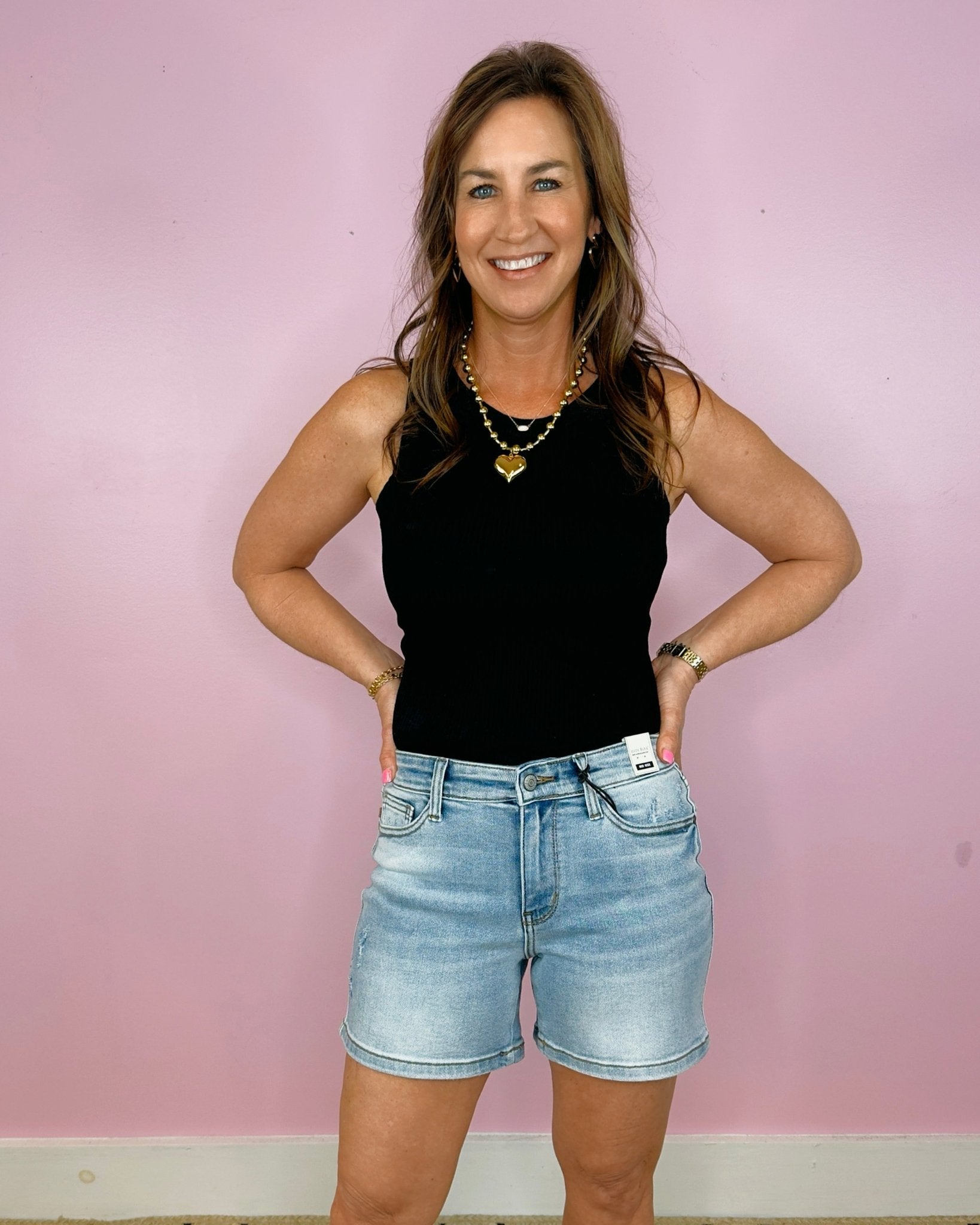 Judy Blue Classic Comfort Denim Shorts - Jessi Jayne Boutique