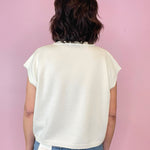 Elan Viscose short sleeve sweater vest - Jessi Jayne Boutique