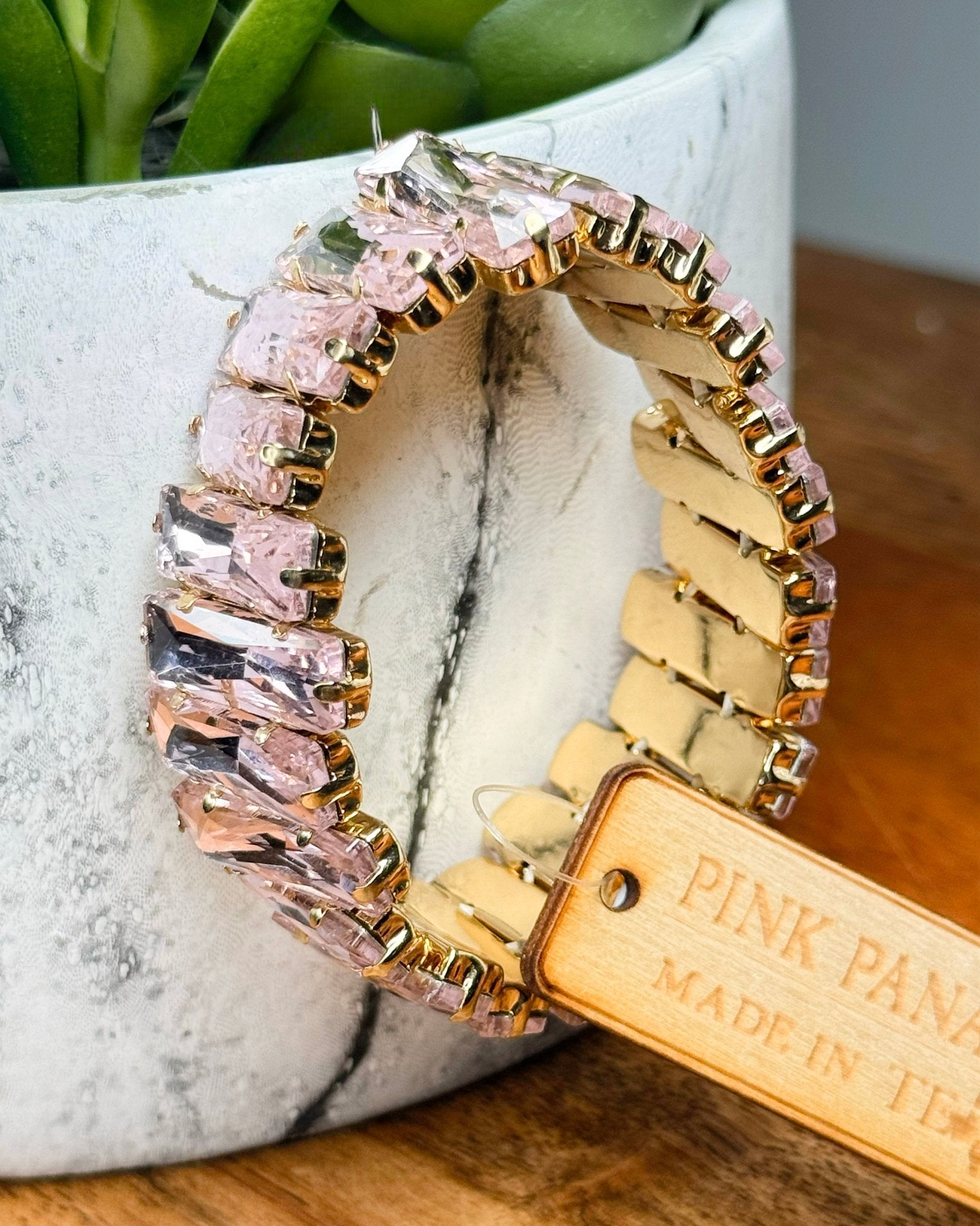 Radiant Pink Stretch Bracelet - Jessi Jayne Boutique