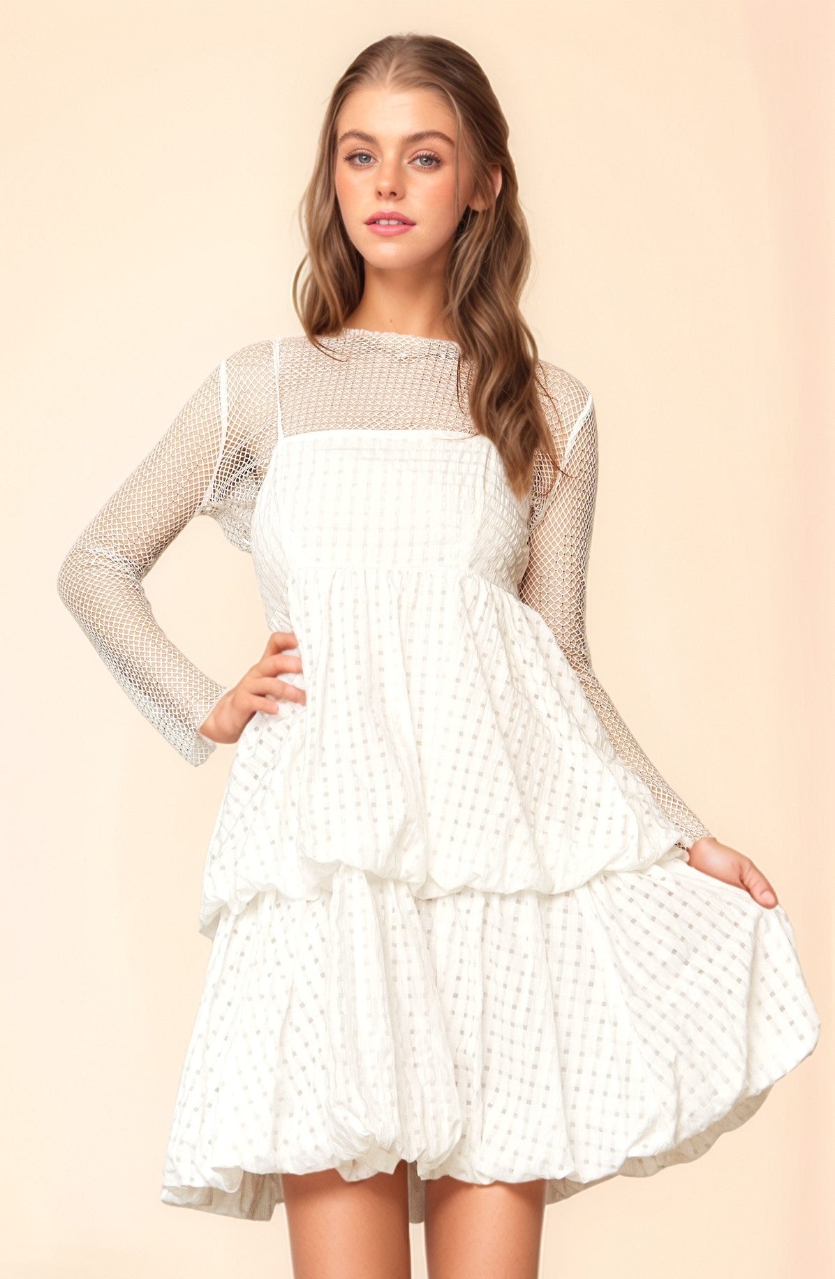 Whimsical Charm Bubble Tier Dress - Jessi Jayne Boutique