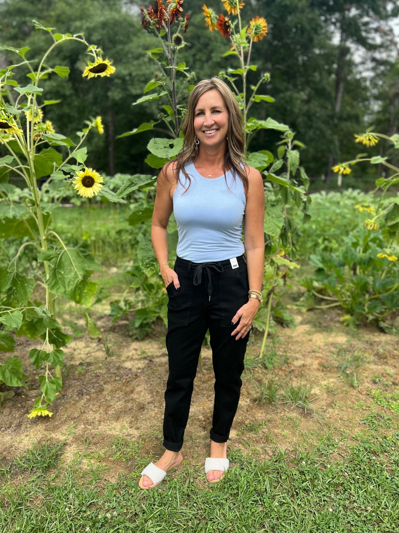 Be Able Black Jogger Style Jeans - Jessi Jayne Boutique