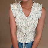 Wildflower Whimsy Smocked Top - Jessi Jayne Boutique