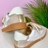 Dolce Vita Notice Sneakers In Ivory Multi Nylon - Jessi Jayne Boutique