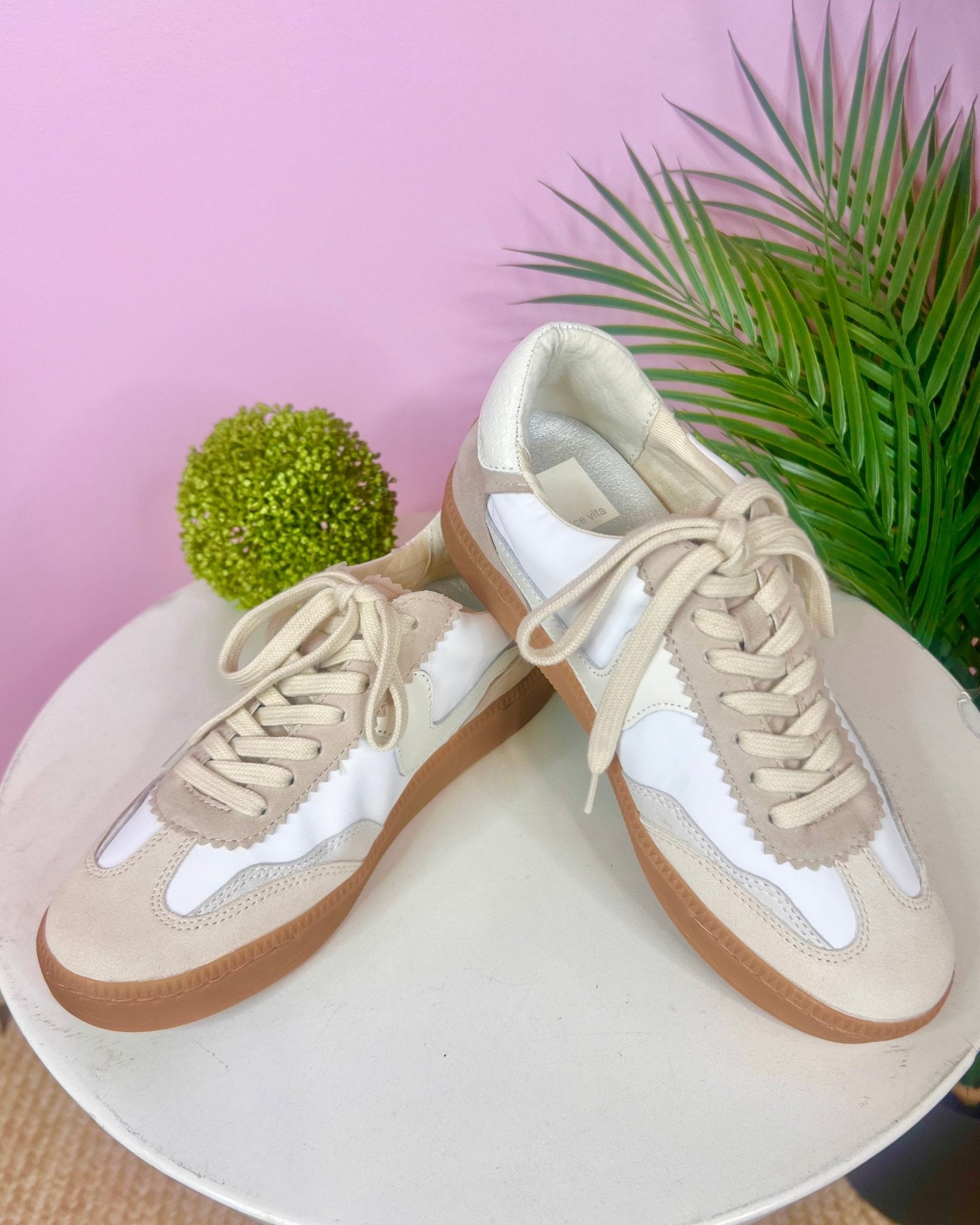 Dolce Vita Notice Sneakers In Ivory Multi Nylon - Jessi Jayne Boutique