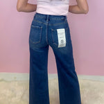 Risen Unmatched High Rise Wide Leg Crop Jean - Jessi Jayne Boutique
