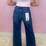 Risen Unmatched High Rise Wide Leg Crop Jean - Jessi Jayne Boutique