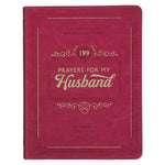 199 Prayer for My Husband Raspberry - Red Faux Leather Prayer and Journaling Guide - Jessi Jayne Boutique