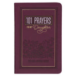 101 Prayers for My Daughter Plum Faux Leather Prayer Book - Jessi Jayne Boutique