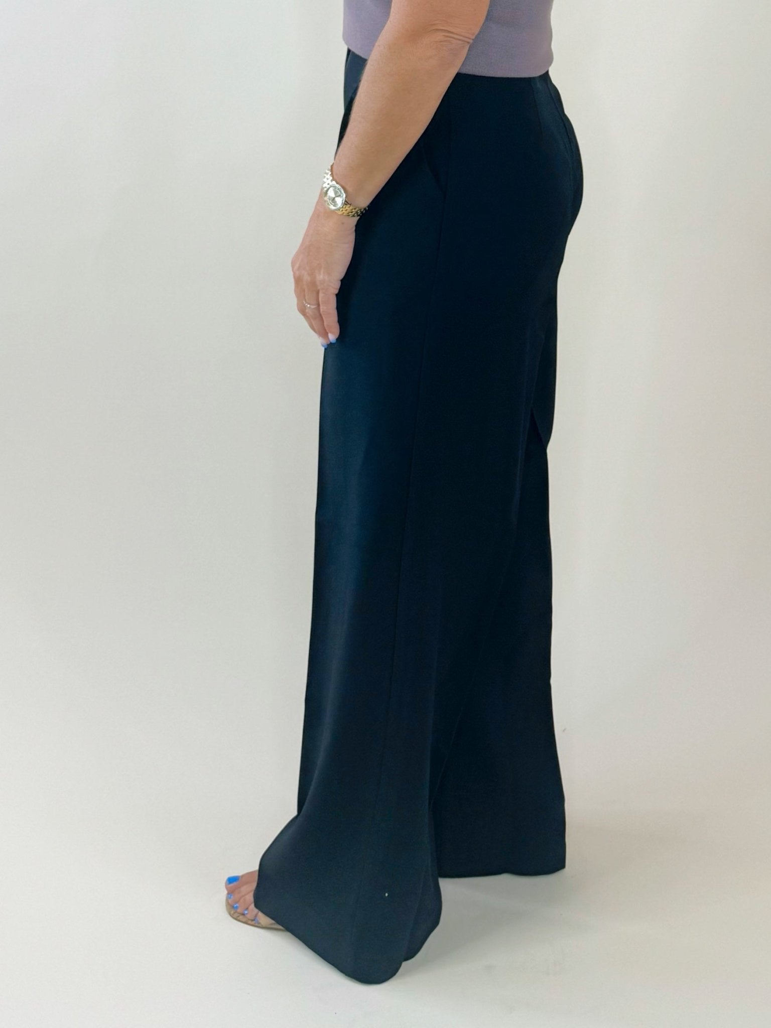 Tailored Wide - Leg Trousers - 3 Colors Available - Jessi Jayne Boutique