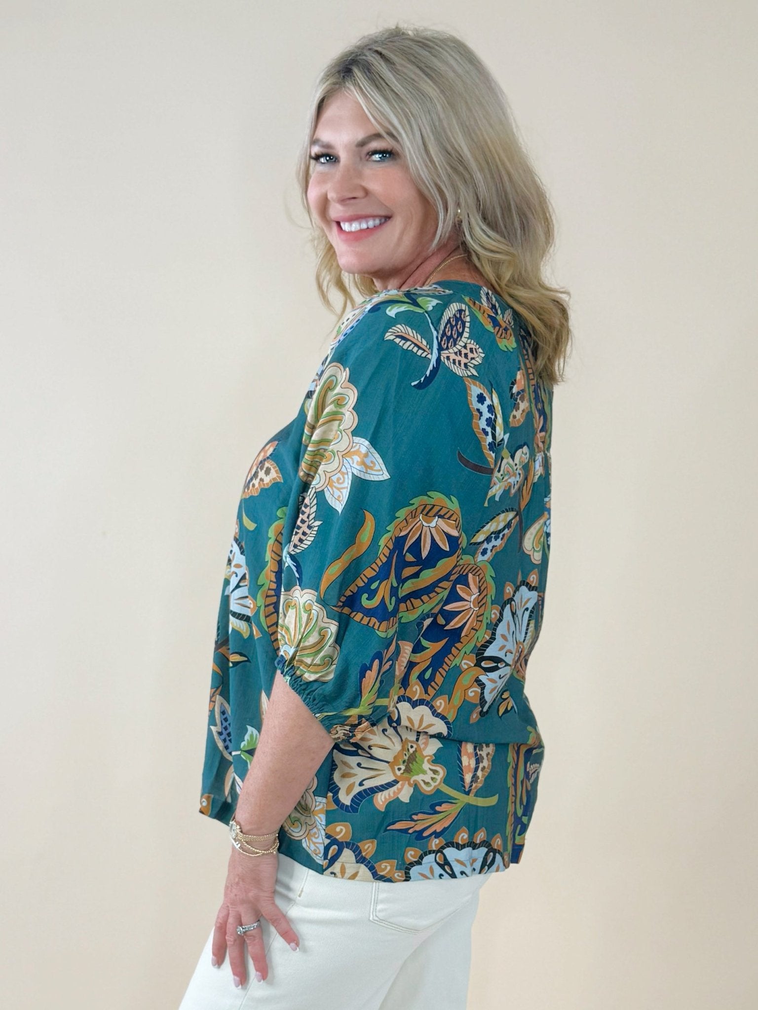 Verdant Muse Blouse - Jessi Jayne Boutique
