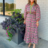 Wild Blossom Ruffle Dress - Jessi Jayne Boutique
