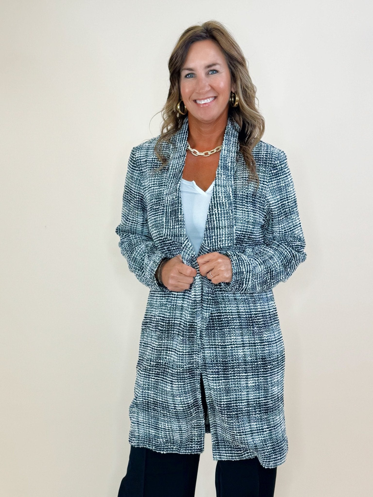 Brixton Tweed Coat - Jessi Jayne Boutique