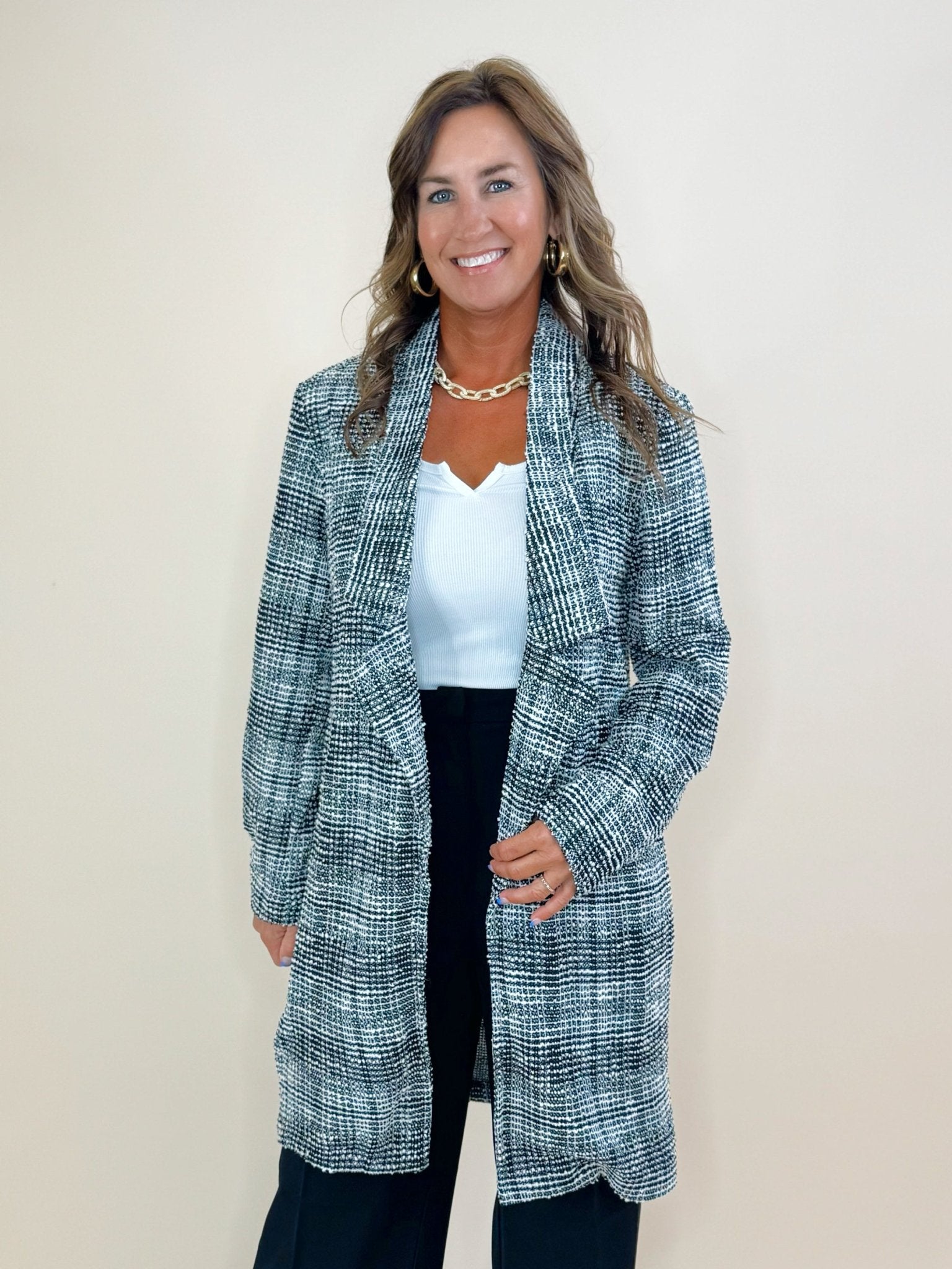 Brixton Tweed Coat - Jessi Jayne Boutique