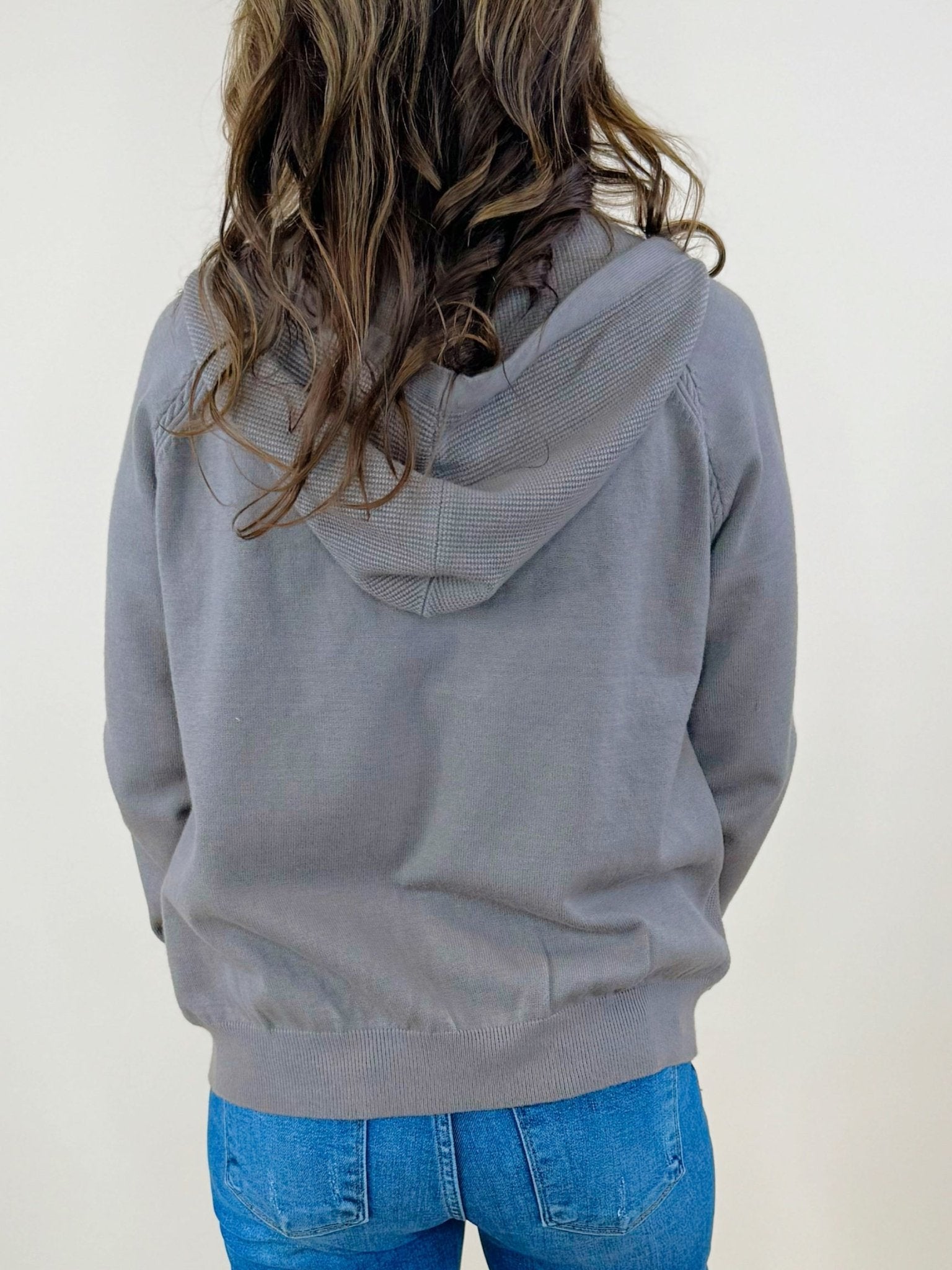 Latte Love Zip Up Sweater Hoodie - Jessi Jayne Boutique