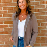 Latte Love Zip Up Sweater Hoodie - Jessi Jayne Boutique
