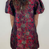 Vienna Floral Jacquard Event Dress - Jessi Jayne Boutique