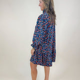 Midnight Petals Corduroy Dress - Jessi Jayne Boutique