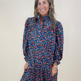 Midnight Petals Corduroy Dress - Jessi Jayne Boutique