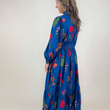 Elora Bloom Navy Maxi Dress - Jessi Jayne Boutique