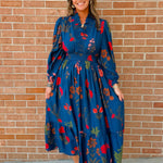 Elora Bloom Navy Maxi Dress - Jessi Jayne Boutique