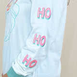 Santa’s Wink Long Sleeve Top - Jessi Jayne Boutique