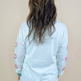 Santa’s Wink Long Sleeve Top - Jessi Jayne Boutique