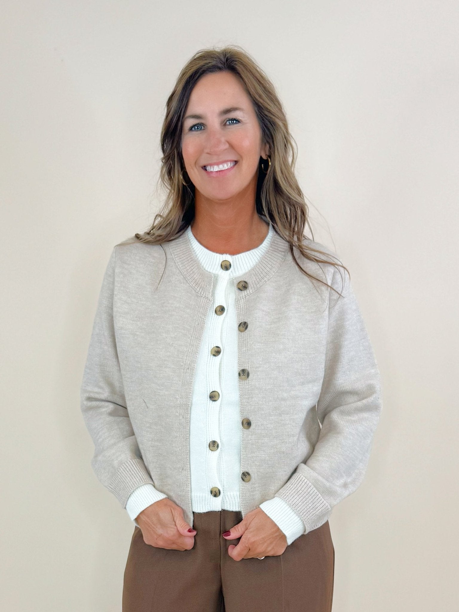 Latte Layers Cardigan Sweater - Jessi Jayne Boutique