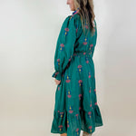 Forest Fairytale Embroidered Midi Dress - Jessi Jayne Boutique