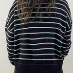 Chestnut Stripes Knit Pullover - Jessi Jayne Boutique
