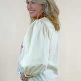 Desert Bloom Embroidered Top - Jessi Jayne Boutique