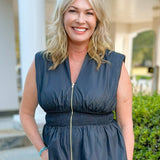 Power Hour Black Peplum Top - Jessi Jayne Boutique