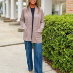 Sutton Pocketed Open Front Cardigan - Jessi Jayne Boutique