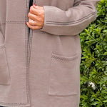 Sutton Pocketed Open Front Cardigan - Jessi Jayne Boutique