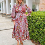 Merlot Muse Midi Dress - Jessi Jayne Boutique