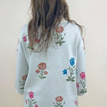 Stone Blossom Knit Sweater - Jessi Jayne Boutique
