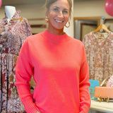 Harper Ribbed Mock Neck Sweater - Jessi Jayne Boutique