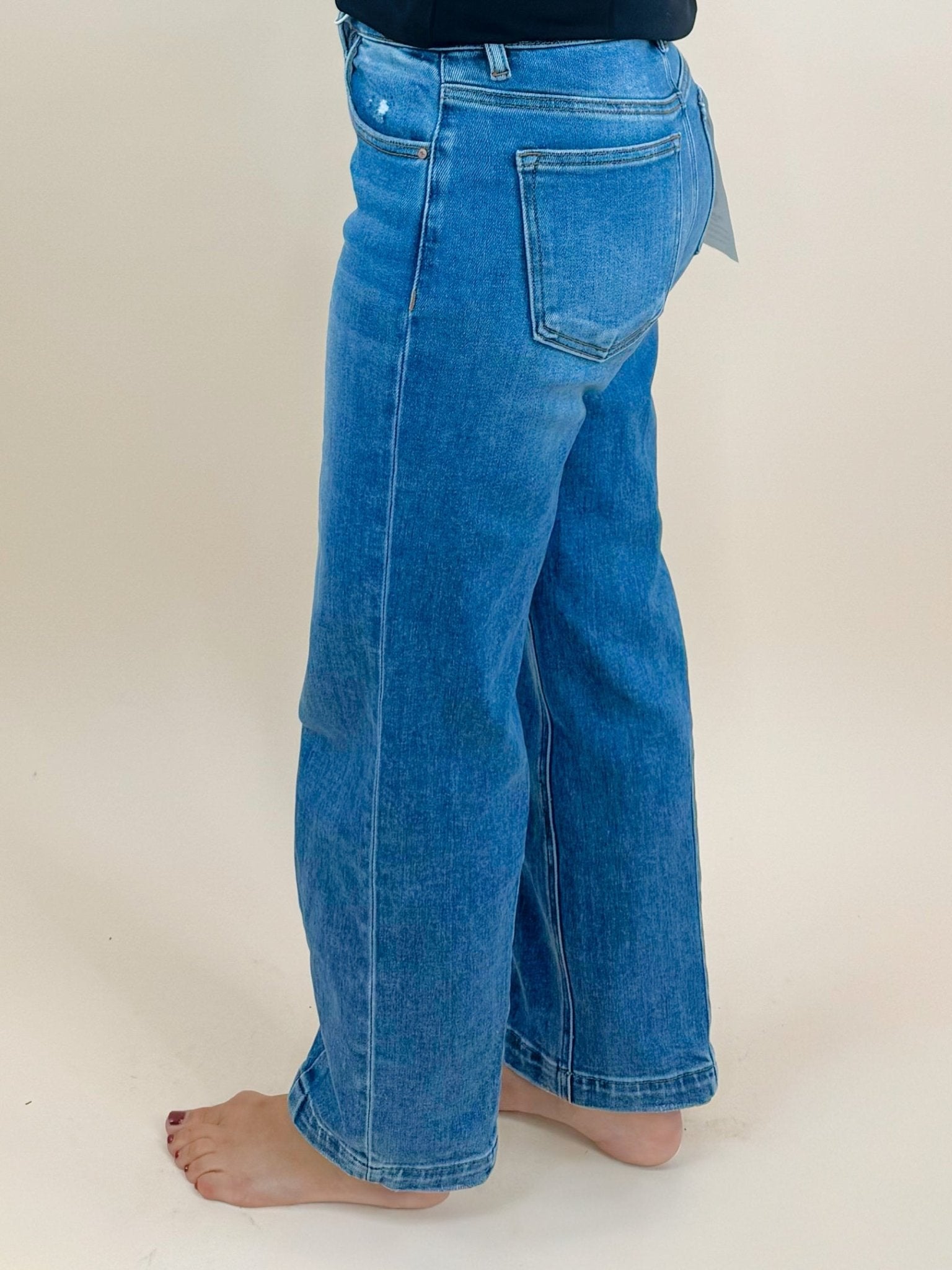 Harper Cropped Tapered Jeans - Jessi Jayne Boutique