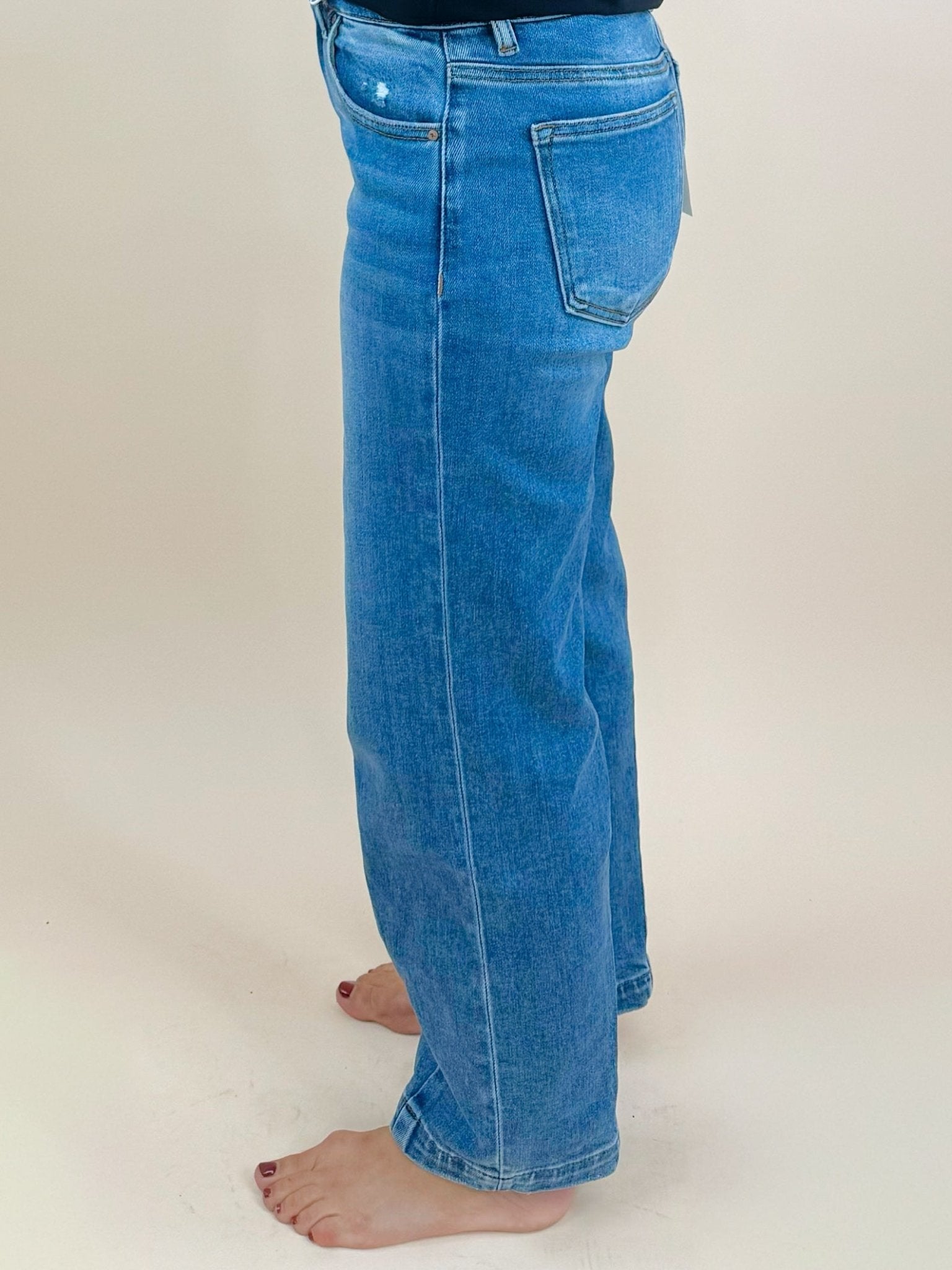 Harper Cropped Tapered Jeans - Jessi Jayne Boutique
