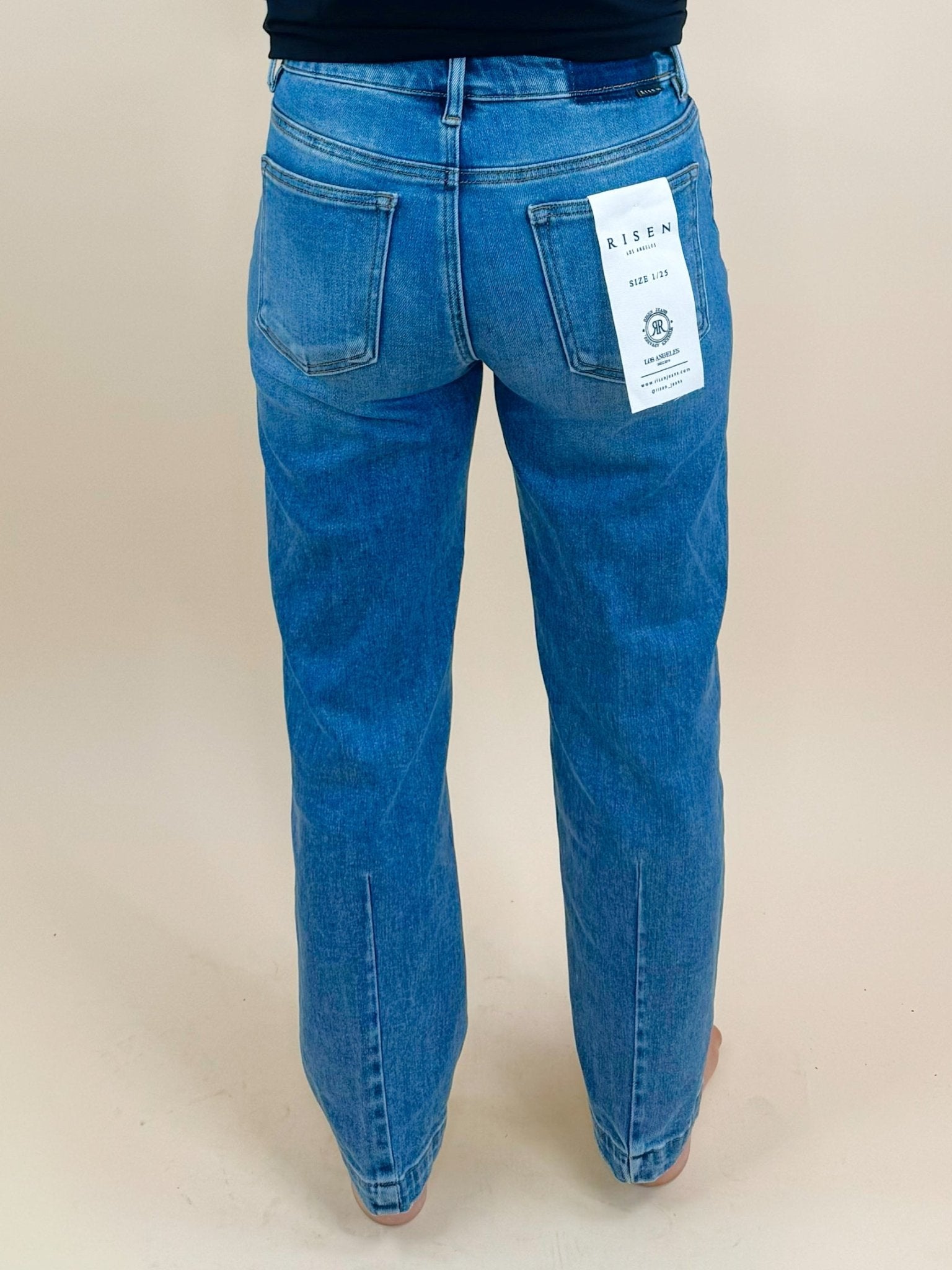 Harper Cropped Tapered Jeans - Jessi Jayne Boutique