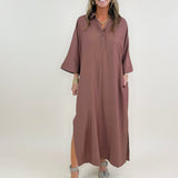 Cocoa Luxe Midi Dress - Jessi Jayne Boutique
